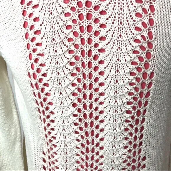 ANGEL OF THE NORTH ANTHROPOLOGIE CROCHET CARDIGAN - Picture 4 of 9